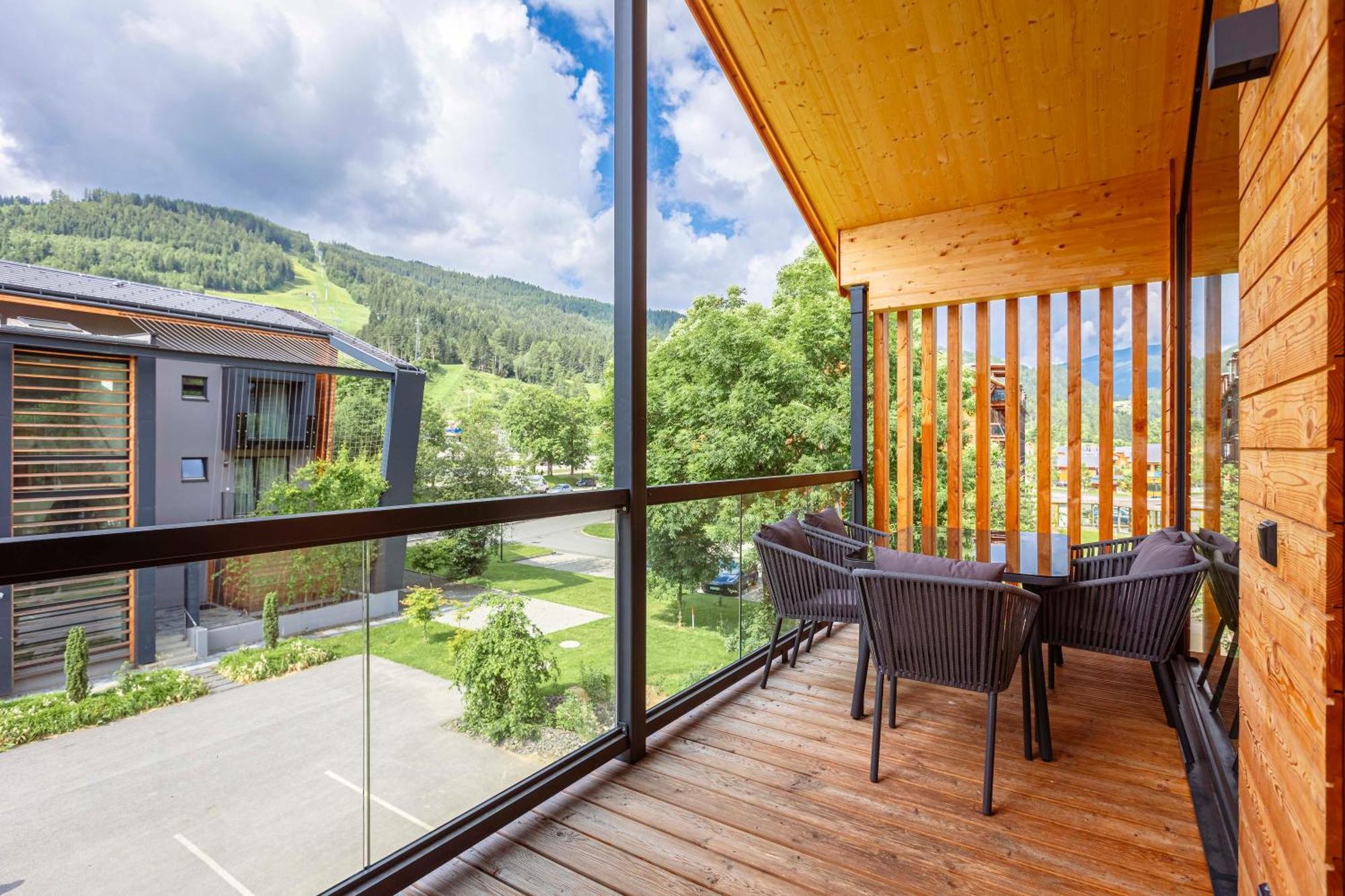 Kreischberg Pool Villas & Penthouses By Alps Resorts 장크트 로렌첸 오프 무라우 외부 사진